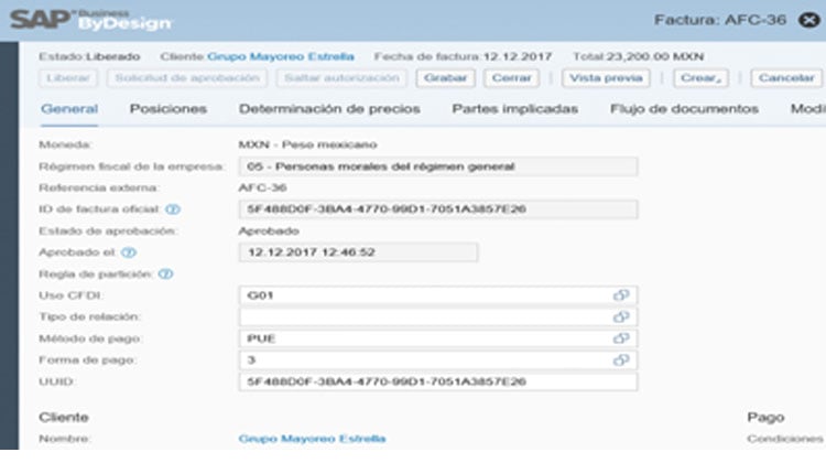 Uso de documentos estandar