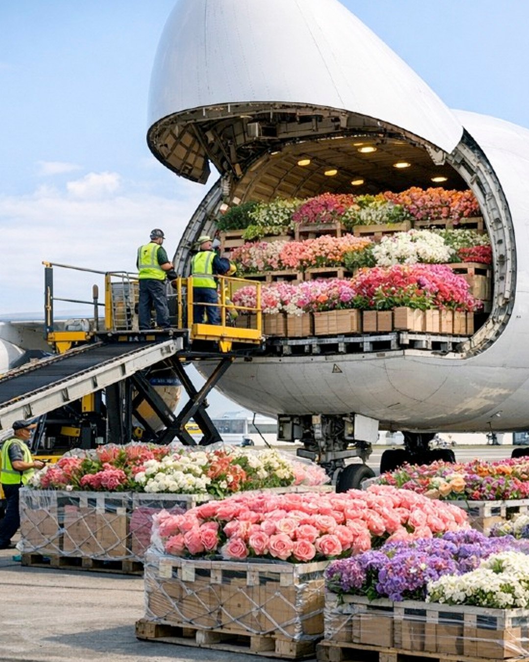flores colombia exportacion sap apnube software logistica cadena de suministro
